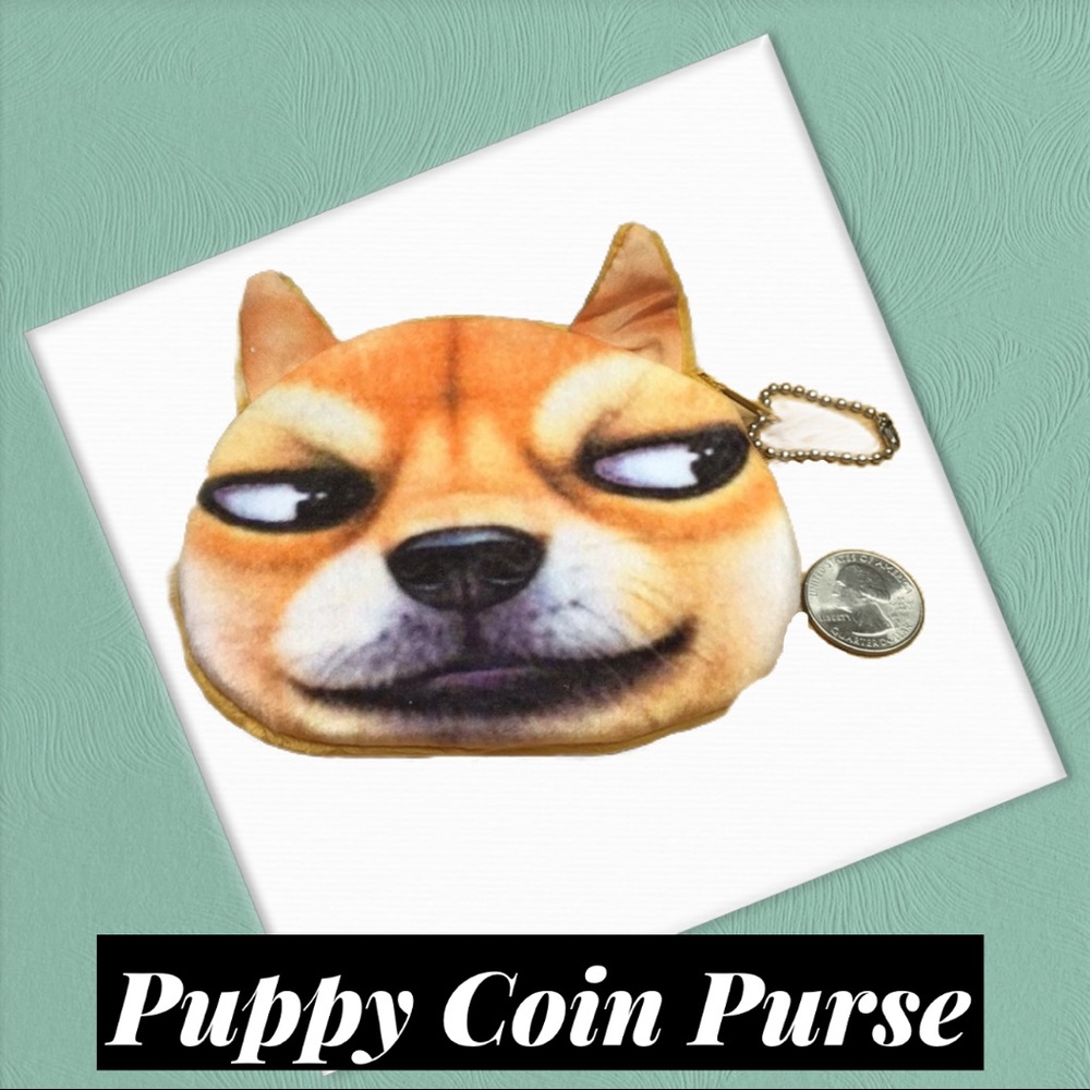 Puppy Dog Coin Purse - Picture 1 of 8